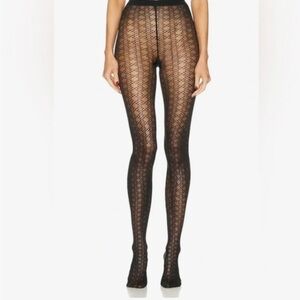 New Simkhai x Wolford: Knitted Logo Tights